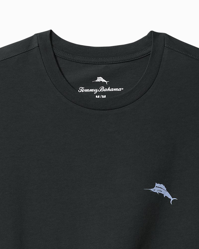 Big & Tall Board in Paradise Graphic T-Shirt Coal | Tommy Bahama Top Pick - Big & Tall Board in Paradise Graphic T-Shirt