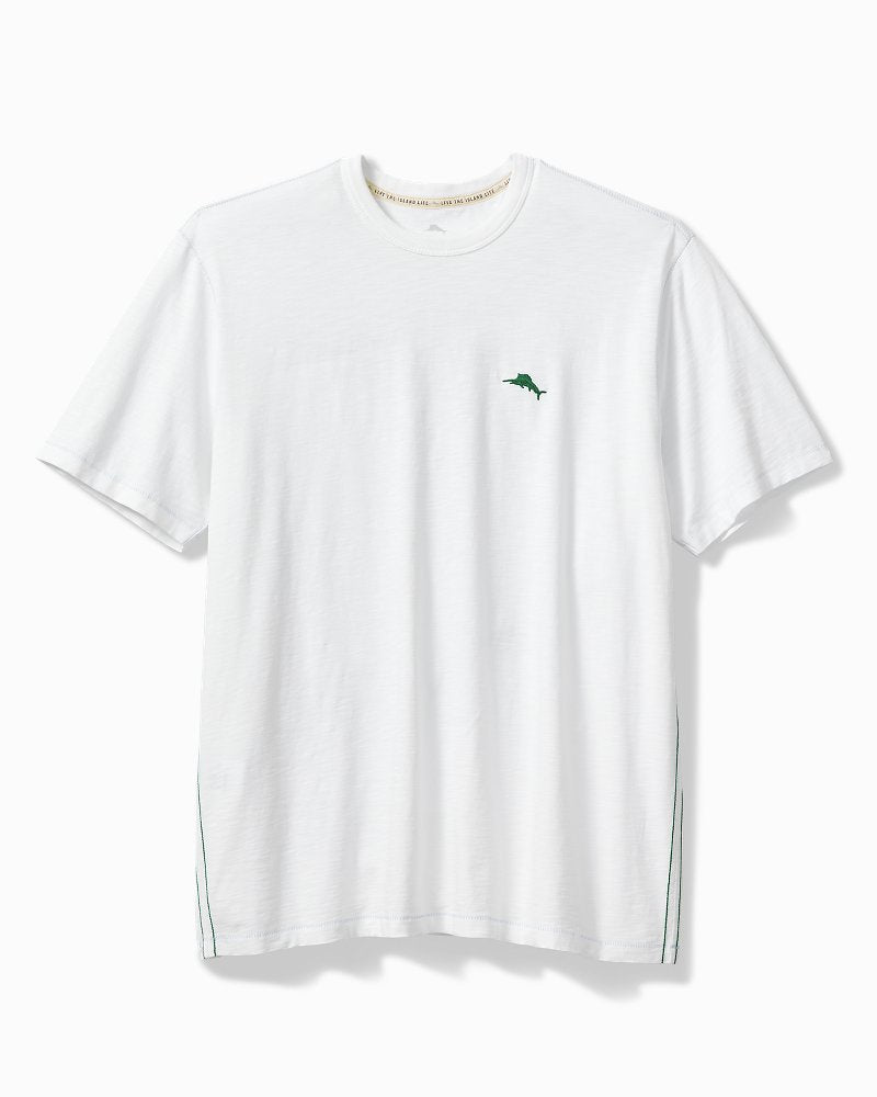 Big & Tall Later Gator Short-Sleeve Lux T-Shirt White | Tommy Bahama Customer Favorite - Big & Tall Later Gator Short-Sleeve Lux T-Shirt