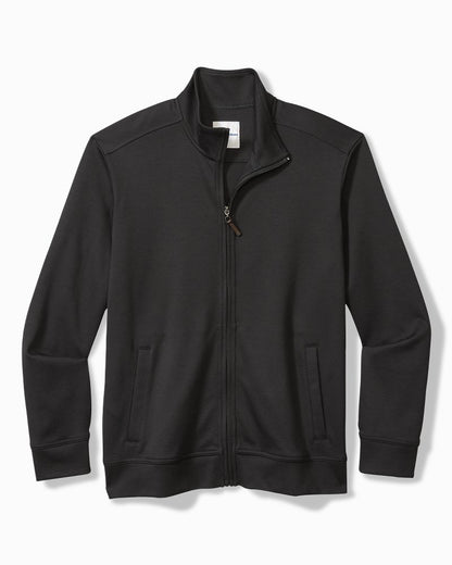 Big & Tall Martinique Full-Zip Jacket Black | Tommy Bahama Signature - Big & Tall Martinique Full-Zip Jacket