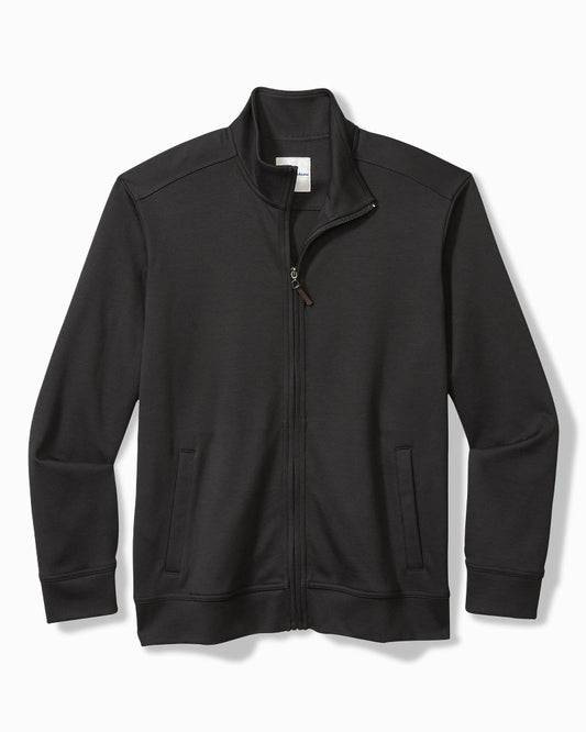 Big & Tall Martinique Full-Zip Jacket Black | Tommy Bahama Signature - Big & Tall Martinique Full-Zip Jacket