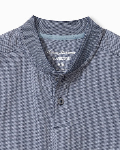 Big & Tall Alki Point Short-Sleeve IslandZone® Henley Eclipse | Tommy Bahama Everyday - Big & Tall Alki Point Short-Sleeve IslandZone® Henley
