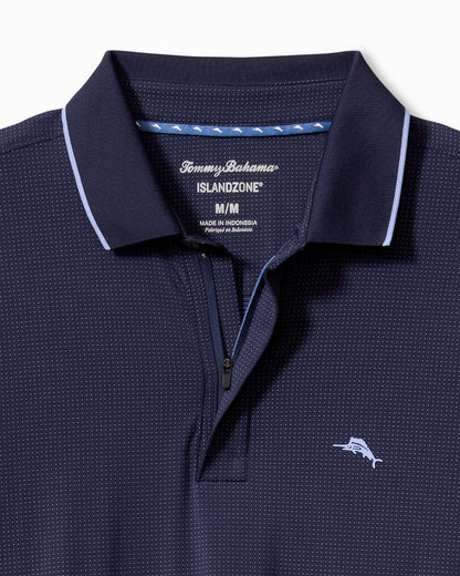Big & Tall Palm Desert Fairway IslandZone® Long-Sleeve Polo Aleutian Night | Tommy Bahama Top Pick - Big & Tall Palm Desert Fairway IslandZone® Long-Sleeve Polo