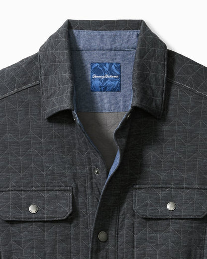 Big & Tall Cobble Hill CPO Shirt Jacket Ash Grey | Tommy Bahama Best Seller - Big & Tall Cobble Hill CPO Shirt Jacket