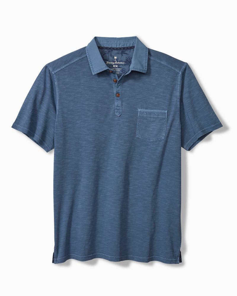 Big & Tall Condesa Canyon Polo Dockside Blue | Tommy Bahama Deals - Big & Tall Condesa Canyon Polo