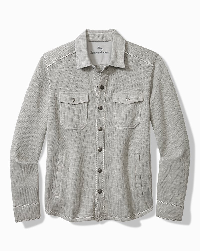 Big & Tall Trinidad CPO Shirt Jacket Smoke Grey | Tommy Bahama Special Offer - Big & Tall Trinidad CPO Shirt Jacket