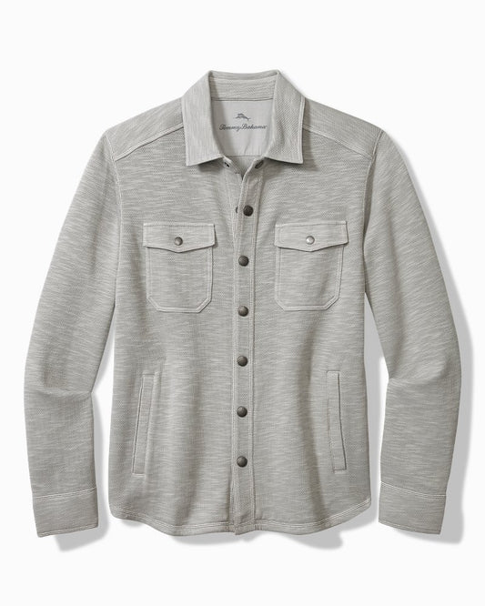 Big & Tall Trinidad CPO Shirt Jacket Smoke Grey | Tommy Bahama Special Offer - Big & Tall Trinidad CPO Shirt Jacket