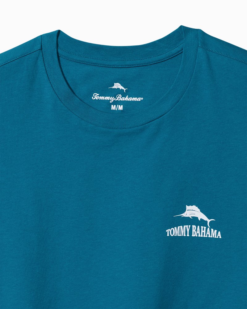 Big & Tall Always Look at the Big Pitcher Graphic T-Shirt Blue Allure | Tommy Bahama Special Offer - Big & Tall Always Look at the Big Pitcher Graphic T-Shirt