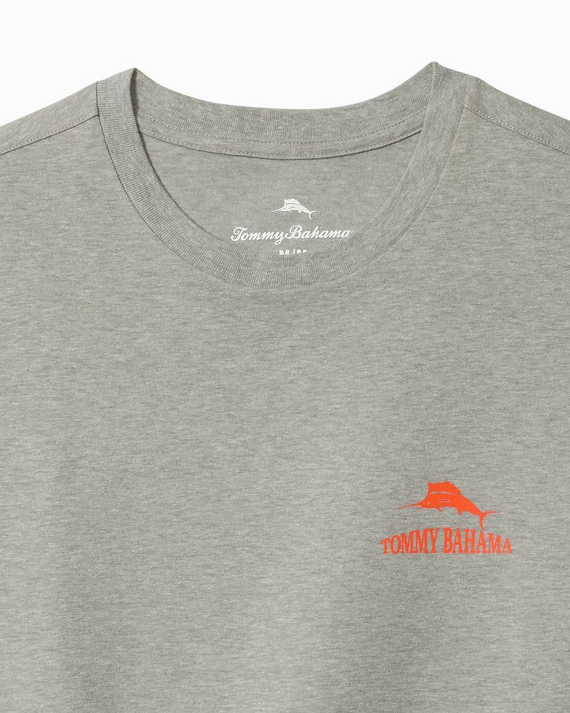 Big & Tall Plenty at Steak Graphic T-Shirt Grey Heather | Tommy Bahama Smart Buy - Big & Tall Plenty at Steak Graphic T-Shirt