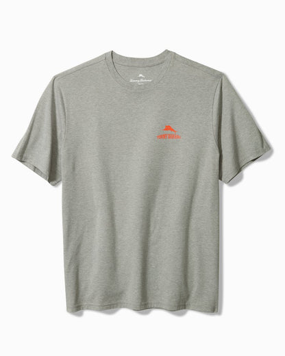 Big & Tall Plenty at Steak Graphic T-Shirt Grey Heather | Tommy Bahama Smart Buy - Big & Tall Plenty at Steak Graphic T-Shirt