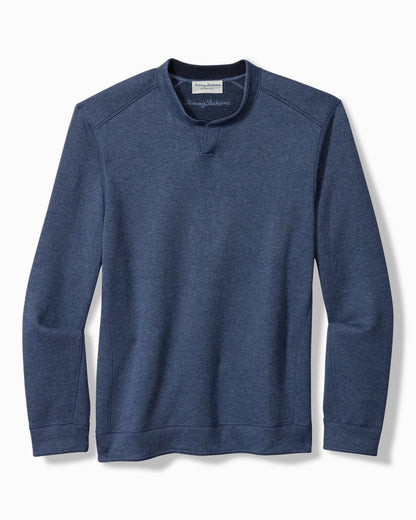 Big & Tall Flip Coast Reversible Abaco Sweatshirt Blue Note Heather | Tommy Bahama Discount - Big & Tall Flip Coast Reversible Abaco Sweatshirt