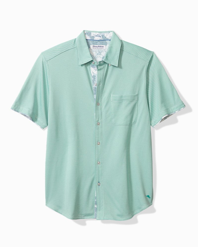 Big & Tall San Lucio Cali Blooms Happy Hour Knit Stretch Shirt Azul Mar | Tommy Bahama New - Big & Tall San Lucio Cali Blooms Happy Hour Knit Stretch Shirt
