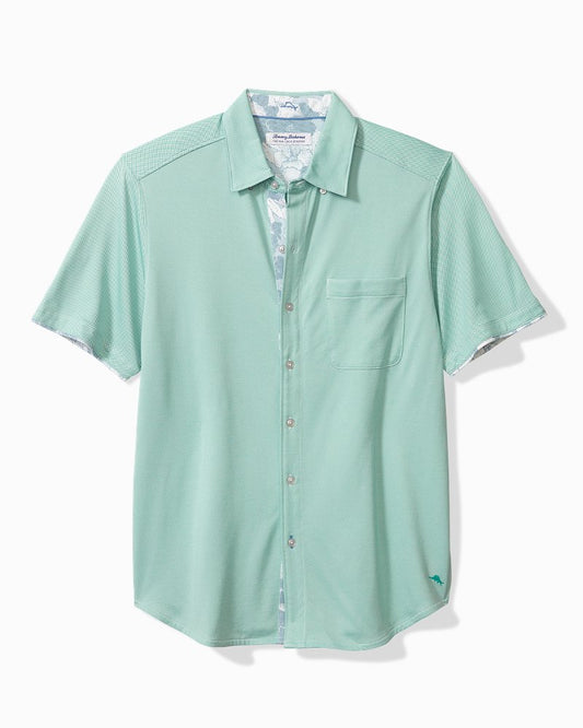Big & Tall San Lucio Cali Blooms Happy Hour Knit Stretch Shirt Azul Mar | Tommy Bahama New - Big & Tall San Lucio Cali Blooms Happy Hour Knit Stretch Shirt