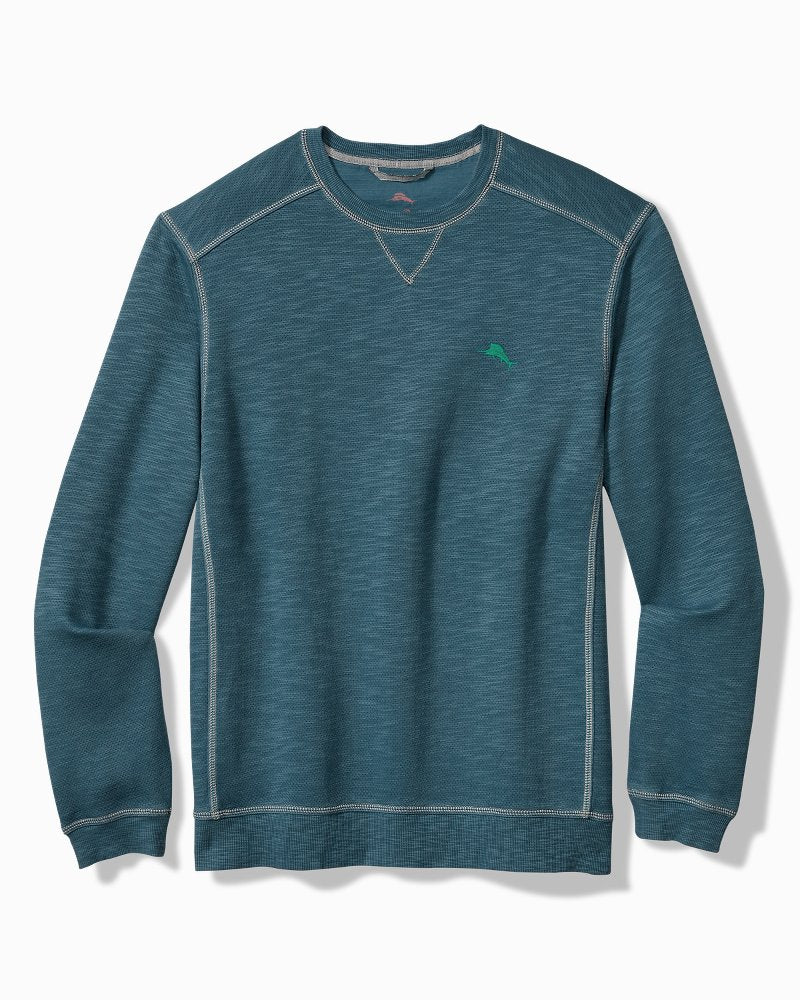 Big & Tall Trinidad Crew Sweatshirt Kingfish | Tommy Bahama Quality - Big & Tall Trinidad Crew Sweatshirt