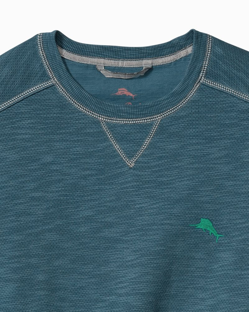 Big & Tall Trinidad Crew Sweatshirt Kingfish | Tommy Bahama Quality - Big & Tall Trinidad Crew Sweatshirt