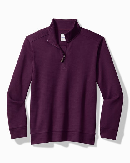 Big & Tall St. Kitts Half-Zip Sweatshirt Purple Passage | Tommy Bahama New - Big & Tall St. Kitts Half-Zip Sweatshirt