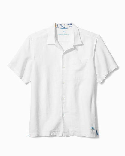 Big & Tall Sea Glass Camp Shirt White | Tommy Bahama Smart Buy - Big & Tall Sea Glass Camp Shirt