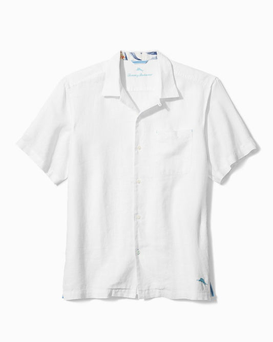 Big & Tall Sea Glass Camp Shirt White | Tommy Bahama Smart Buy - Big & Tall Sea Glass Camp Shirt
