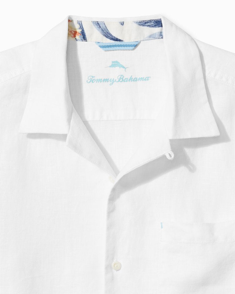 Big & Tall Sea Glass Camp Shirt White | Tommy Bahama Smart Buy - Big & Tall Sea Glass Camp Shirt