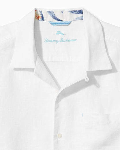 Big & Tall Sea Glass Camp Shirt White | Tommy Bahama Smart Buy - Big & Tall Sea Glass Camp Shirt