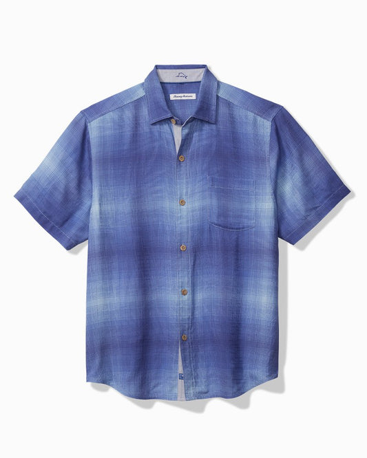 Big & Tall Madera Ombré Silk Camp Shirt Majorca | Tommy Bahama Sale - Big & Tall Madera Ombré Silk Camp Shirt