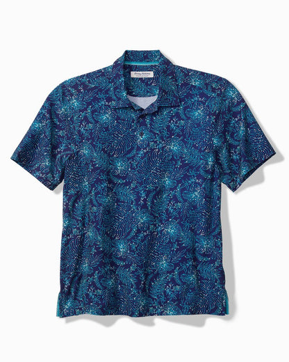 Big & Tall Bahama Coast Azul Burst IslandZone® Polo Bering Blue | Tommy Bahama Deals - Big & Tall Bahama Coast Azul Burst IslandZone® Polo