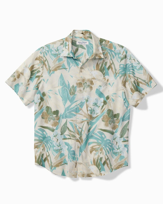 Big & Tall Bahama Coast Jungle Haven IslandZone® Shirt Warm Mist | Tommy Bahama Exclusive - Big & Tall Bahama Coast Jungle Haven IslandZone® Shirt