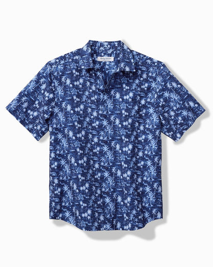 Big & Tall Bahama Coast Cabana Shores IslandZone® Shirt Island Navy | Tommy Bahama Deals - Big & Tall Bahama Coast Cabana Shores IslandZone® Shirt