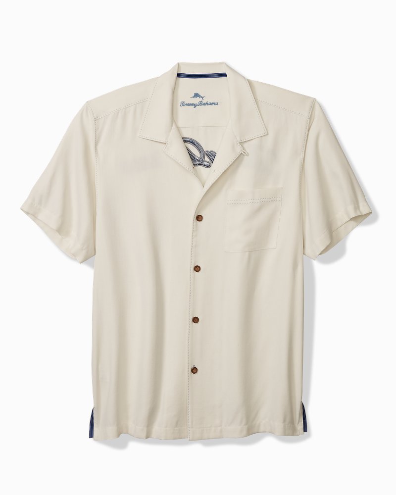 Big & Tall Marlin Paradise Silk Camp Shirt Continental | Tommy Bahama Best Seller - Big & Tall Marlin Paradise Silk Camp Shirt