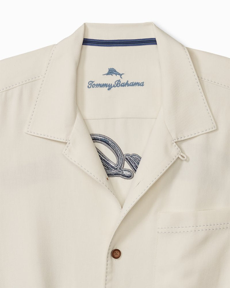 Big & Tall Marlin Paradise Silk Camp Shirt Continental | Tommy Bahama Best Seller - Big & Tall Marlin Paradise Silk Camp Shirt