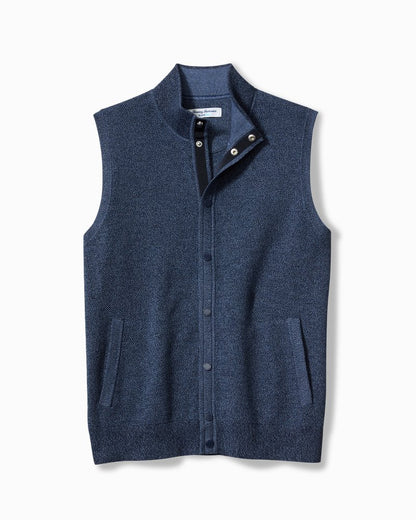 Big & Tall Coolside Course IslandZone® Sweater Vest Navy | Tommy Bahama Best Price - Big & Tall Coolside Course IslandZone® Sweater Vest