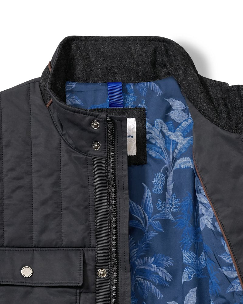 Big & Tall Burnaby Park Jacket Jet Black | Tommy Bahama Latest - Big & Tall Burnaby Park Jacket