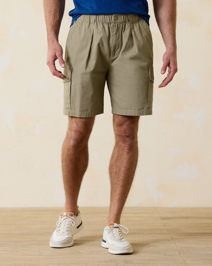 Big & Tall Bahama Survivor Elastic-Waist Cargo Shorts Rock Shade | Tommy Bahama Trending - Big & Tall Bahama Survivor Elastic-Waist Cargo Shorts