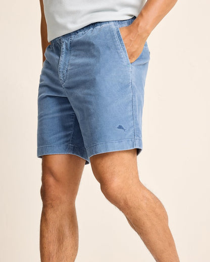 Big & Tall Sea Coast Corduroy E-Waist Shorts Dockside Blue | Tommy Bahama New - Big & Tall Sea Coast Corduroy E-Waist Shorts