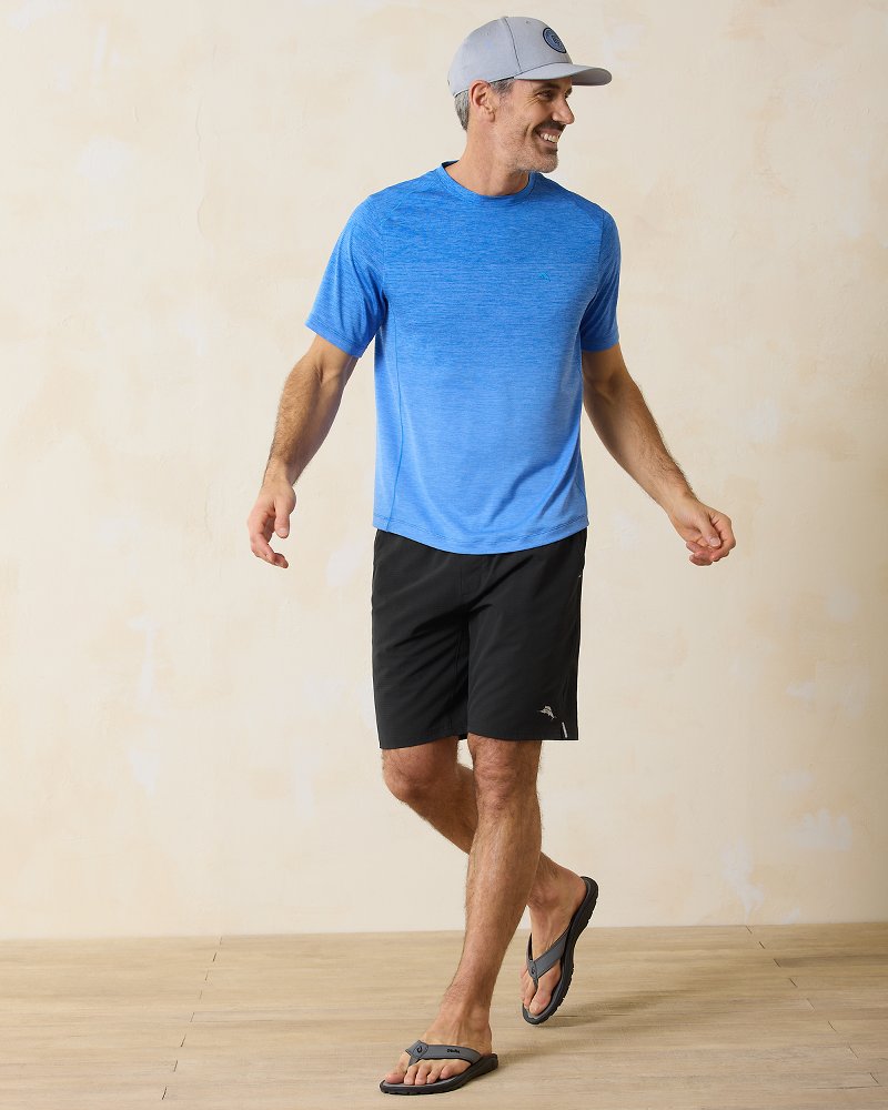 Big & Tall Monterey Coast Hybrid IslandZone® Shorts Black | Tommy Bahama Best Seller - Big & Tall Monterey Coast Hybrid IslandZone® Shorts