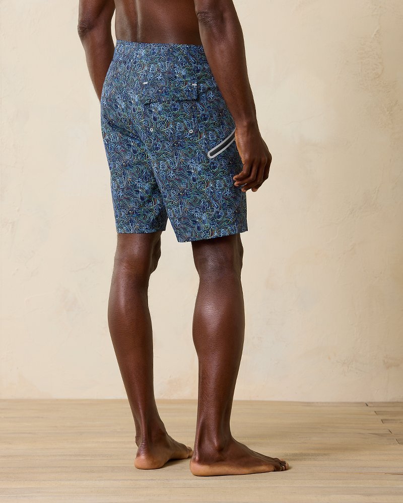 Big & Tall Molokai Hidden Paradise Boardshorts Deep Space | Tommy Bahama Trending - Big & Tall Molokai Hidden Paradise Boardshorts