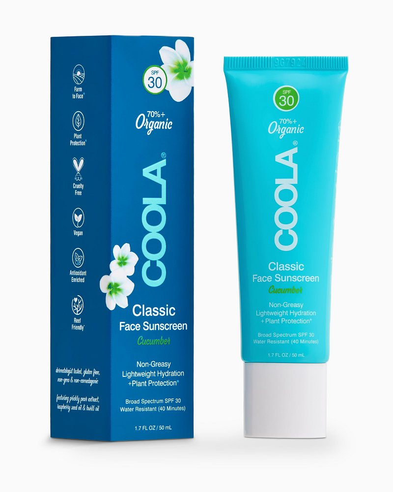 Cucumber SPF 30 Face Sunscreen Lotion by COOLA® Multicolor | Tommy Bahama Essential - Cucumber SPF 30 Face Sunscreen Lotion by COOLA®
