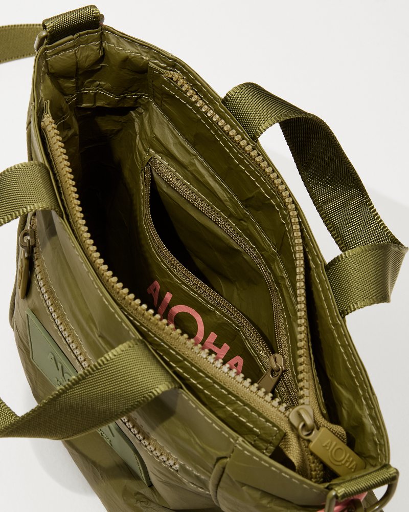 Aloha Collection Paumalu Crossbody Bag Olive | Tommy Bahama Signature - Aloha Collection Paumalu Crossbody Bag