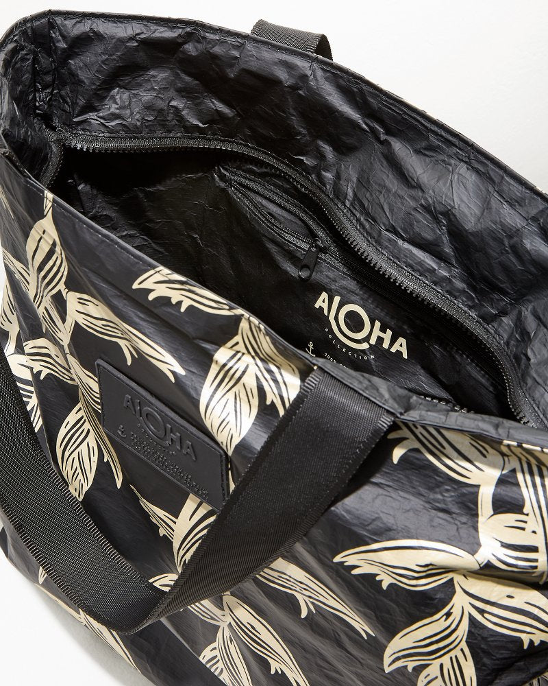 Aloha Collection Heliconia Day Tripper Tote Glow/Black | Tommy Bahama Sale - Aloha Collection Heliconia Day Tripper Tote