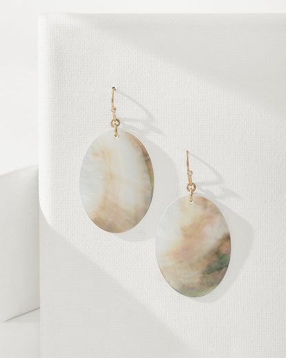 Seaside Multicolor Shell Drop Earrings Gold | Tommy Bahama Latest - Seaside Multicolor Shell Drop Earrings