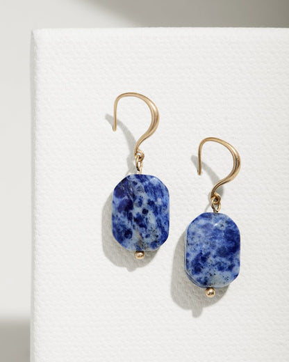Indigo Shore Semi-Precious Stone Drop Earrings Gold | Tommy Bahama Sale - Indigo Shore Semi-Precious Stone Drop Earrings