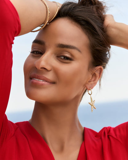 Moments in Paradise Star Drop Earrings Gold | Tommy Bahama New - Moments in Paradise Star Drop Earrings
