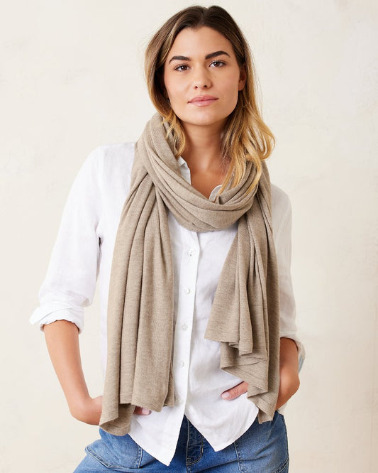 Essential Travel Wrap Farro Heather | Tommy Bahama Hot Sale - Essential Travel Wrap