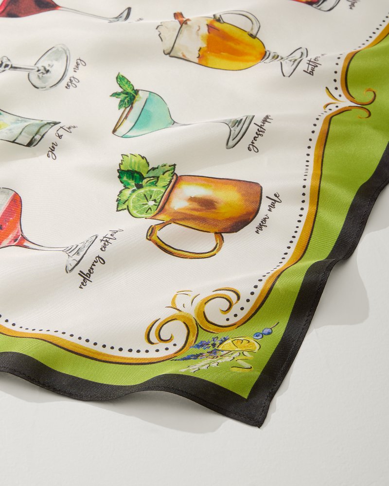 Cocktail Hour Silk Bandana Citrus Twist | Tommy Bahama Classic - Cocktail Hour Silk Bandana