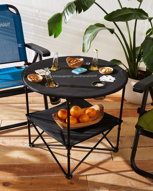 Tommy Bahama 28-Inch Excursion Table Black | Tommy Bahama Smart Buy - Tommy Bahama 28-Inch Excursion Table