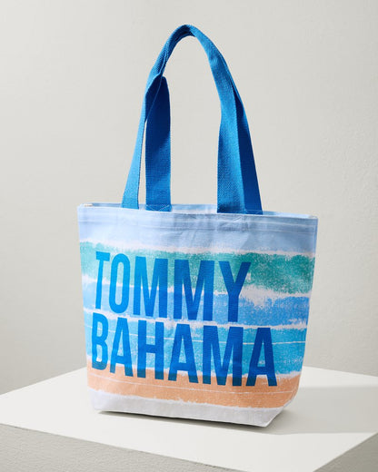 TB Stripe Reusable Tote Multicolor | Tommy Bahama New - TB Stripe Reusable Tote