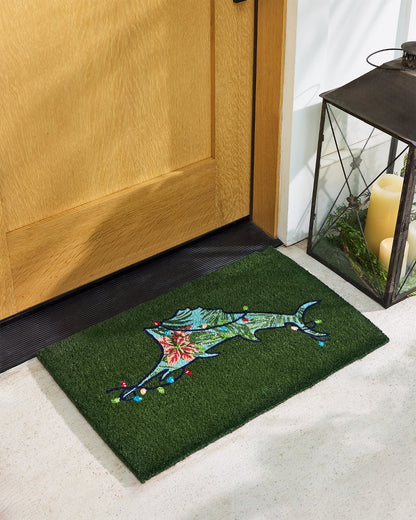 Marlin Lights Coir Door Mat Multicolor | Tommy Bahama Exclusive - Marlin Lights Coir Door Mat