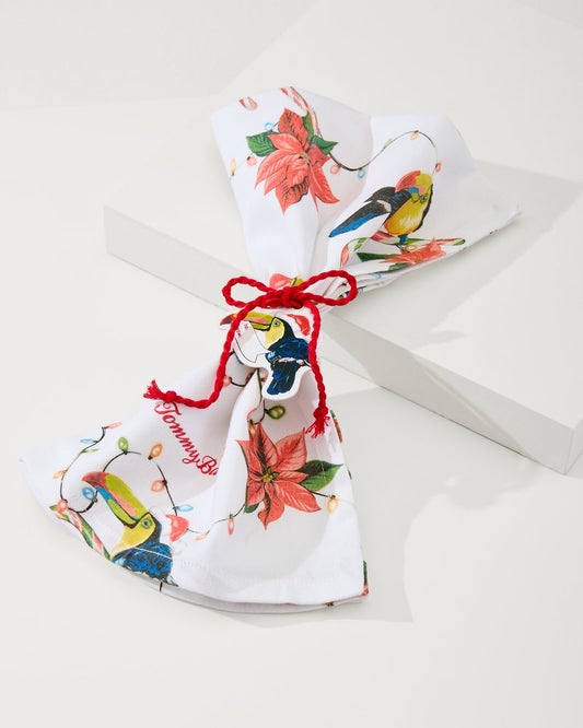Santa's Toucan Bar Towel Multicolor | Tommy Bahama Premium - Santa's Toucan Bar Towel