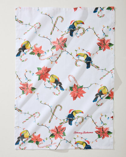 Santa's Toucan Bar Towel Multicolor | Tommy Bahama Premium - Santa's Toucan Bar Towel