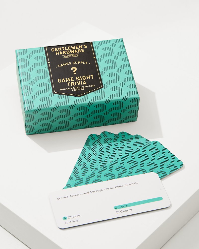 Game Night Trivia Green | Tommy Bahama New - Game Night Trivia