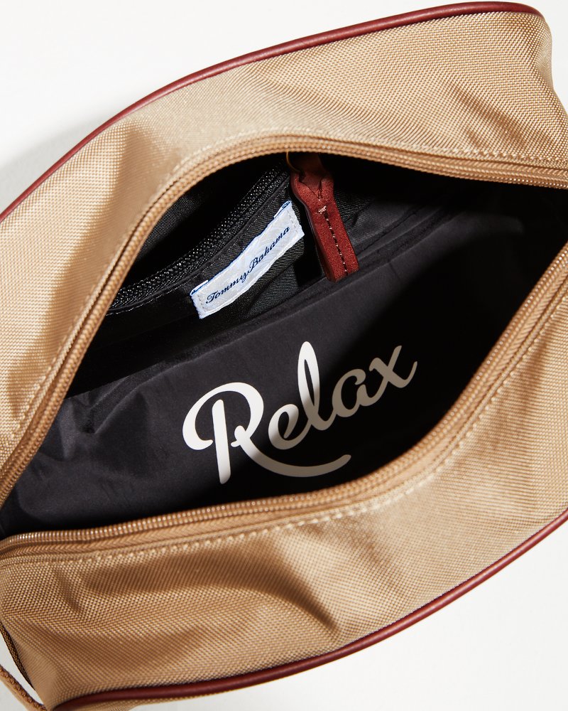 Tommy Bahama Tonal Nylon Toiletry Bag Khaki | Tommy Bahama Special Offer - Tommy Bahama Tonal Nylon Toiletry Bag